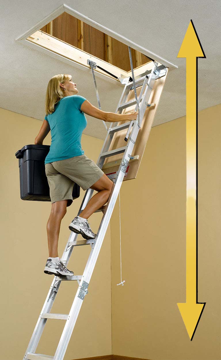 How to choose a Werner attic ladder - Floor to Ceiling Height