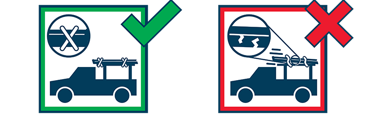 Extension Ladder Safety - Tie Down to Prevent Vibration Damage