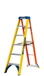 Werner AdjustaStepPRO Fibreglass Step Ladder 6 Tread