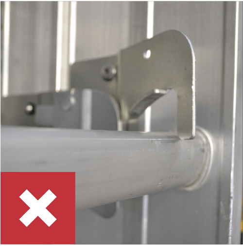 Werner Ladder Inspection Rung Hooks Wrong