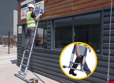 Werner Soft Close Telescopic Extension Ladder