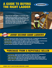 Werner Ladder Safety Guides - Buying the Right Ladder