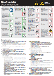 Werner Roof Ladder User Instructions