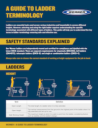 Werner Safety Guide - Ladder Terminology 